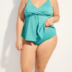 NWT Maurices Swim Plus Size Sparkle High Waist Bikini Bottom in Size 2X